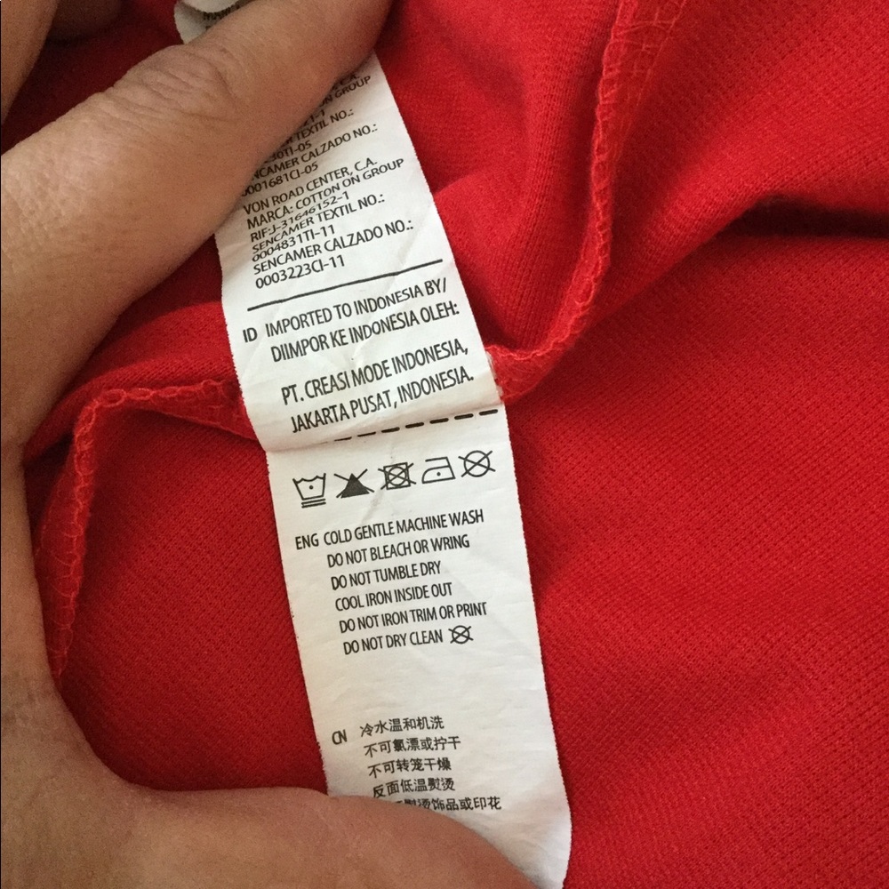 RED COTTON DRESS - Picture 5 of 7